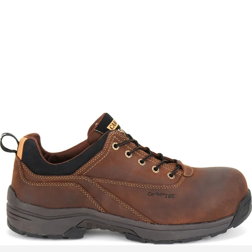Carolina Lytning Leather Carbon Toe, Oil & Slip Resistant Work Shoes  8/2E Wide
